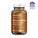 BOSWELLIA + LIPOSOOMNE KURKUMIIN – looduslik abi valu korral, 60 kapslit, Ecosh