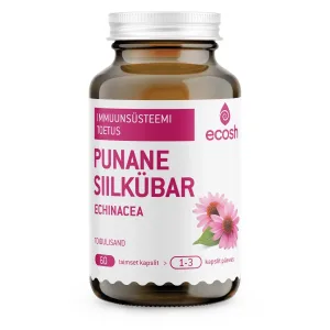 PUNANE SIILKÜBAR – ECHINACEA immuunsusele, 60 kapslit. Ecosh