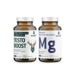 Ecoshi MEHE VASTUPIDAVUSE KOMBO: Testoboost, 90 kapslit + Magneesium glütsinaat, 90 kapslit