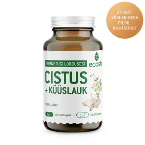 Cistus + Küüslauk (endine Puuk Stopp), 60 kapslit, Ecosh