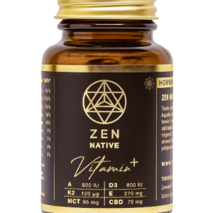 VITAMIN+ 2100 mg CBD, 60 kapslit. Zen Native