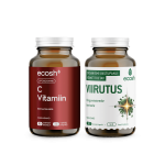Ecoshi KIIRELT IMMUUNSUST TUGEVDAV KOMBO:  Viirutus, 90 kapslit + Liposoomne C-vitamiin, 90 kapslit
