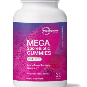 PROBIOOTIKUMID LASTELE, spooridena, 30 kummikommi. Microbiome Labs MegaSporeBiotic™ Gummies for Kids
