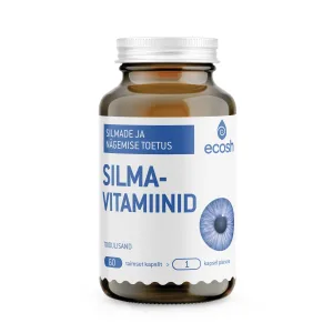 SILMAVITAMIINID – nägemise toetuseks, 60 kapslit.  Ecosh