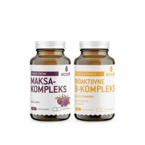 Ecoshi SUVINE PEOKOMBO: Maksakompleks + Bioaktiivne B-vitamiinide kompleks