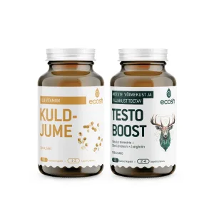 Ecoshi NAISE JA MEHE SUVEKOMBO: Kuldjume + Testoboost