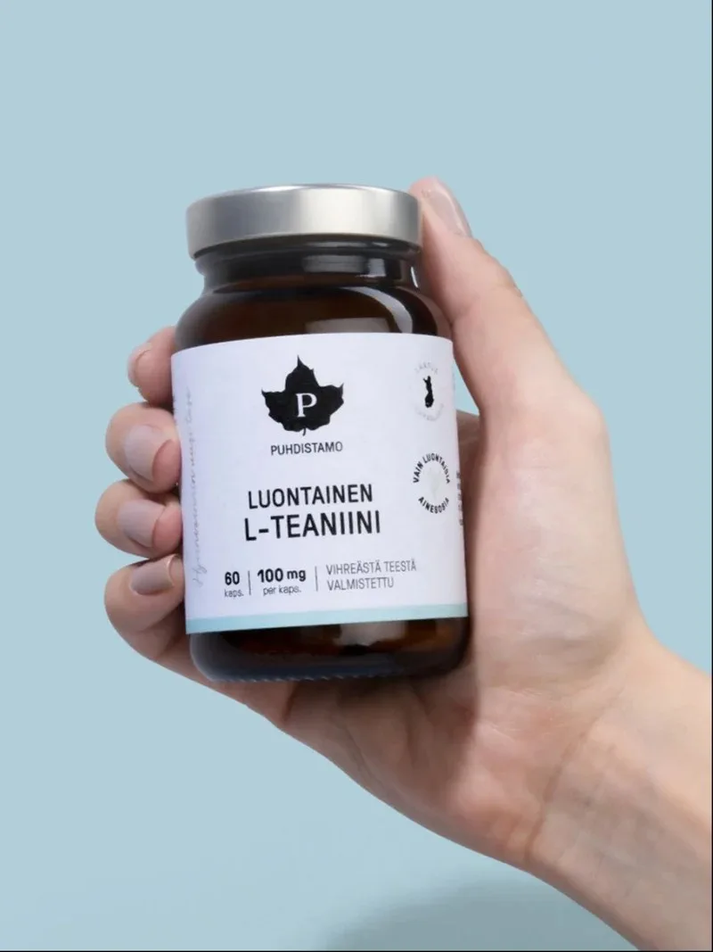 Puhdistamo Luontainen L-Teaniini, 60 kapslit - purk