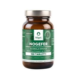 NOGEFER – raud acerola kirsiga, 60 mg, 100 tabletti. Nogel
