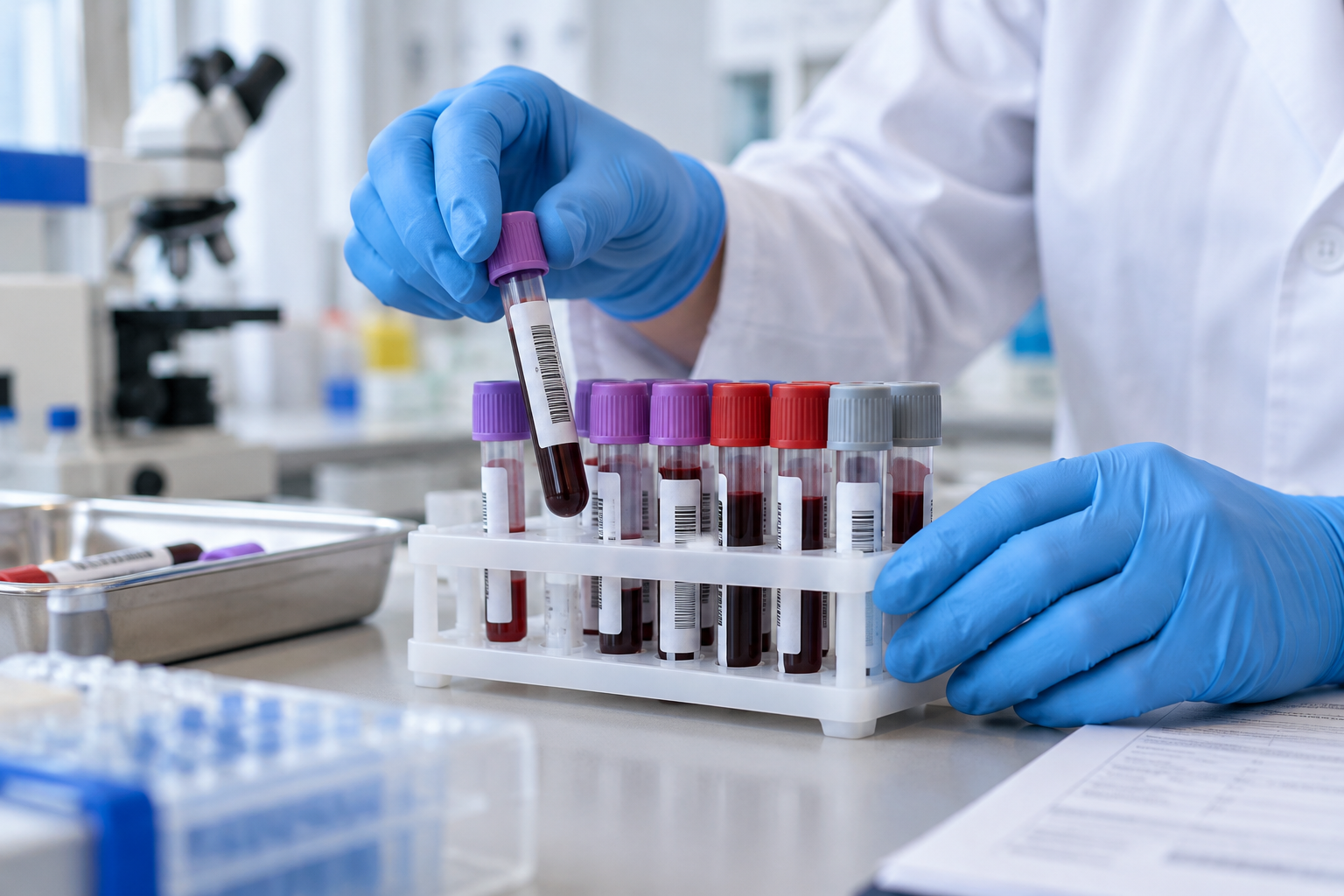 Aneemia vereanalüüside tegemine