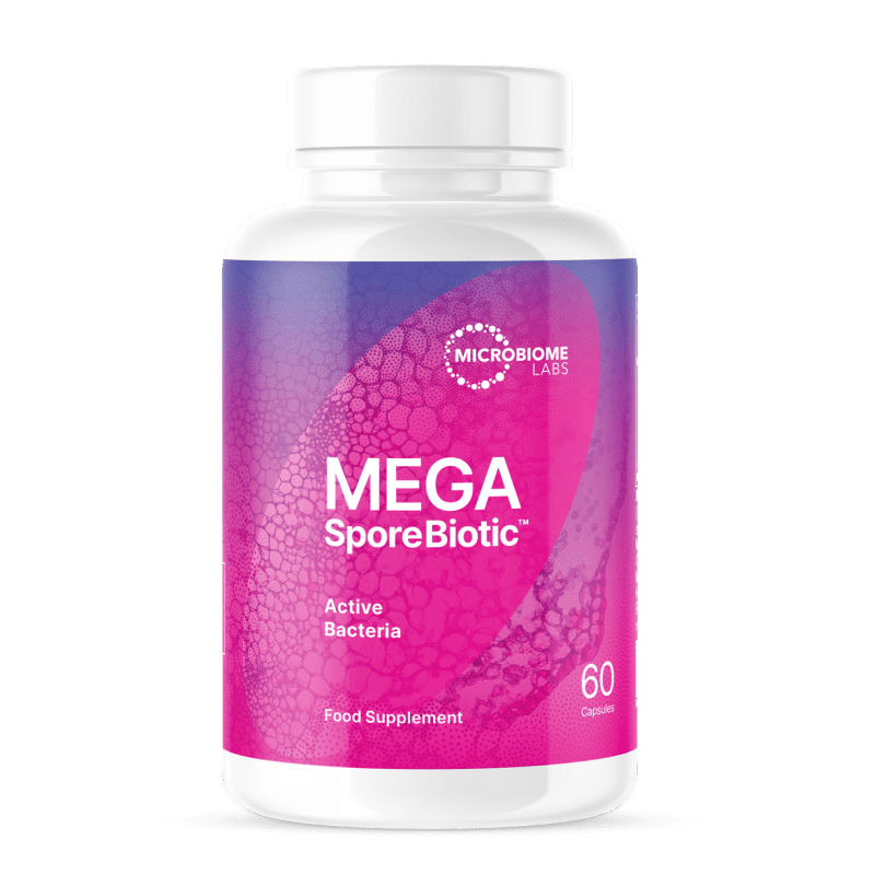 Microbiome Labs MegaSporeBiotic™ – probiootilised bakterid spooridena, 60 kapslit